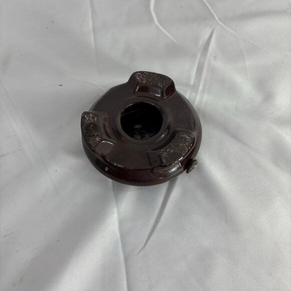 Etched Glass Globe Paperweight on Ceramic Stand Heavy World Map Decorative Globe - Picture 5 of 5